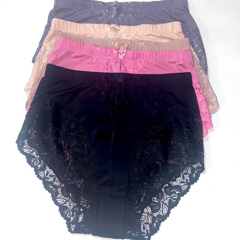 Lot 5 Price Barbra  Woman Lace Pantis Size L